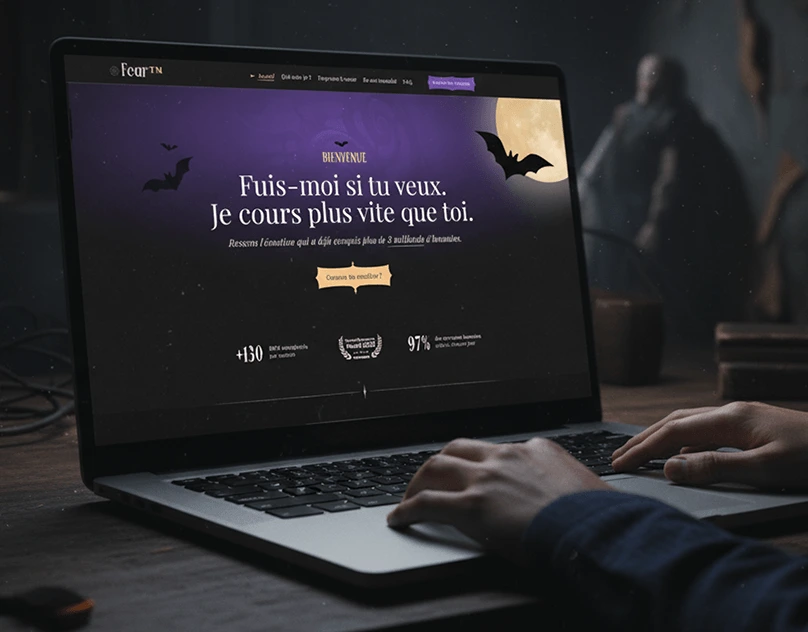 Fear™ — Et si la Peur avait une landing page ?
